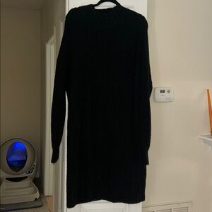 Old Navy Black Long Sleeve Dress